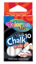 Bezprašná biela krieda 10 kusov Colorino Kids