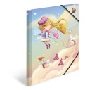 Detské kartónové leporelo A3 s gumičkami, Fairies