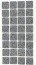 STAROSTLIVOSŤ O PODLAHU samolepiace plsti 25 x 25 mm ŠEDÁ