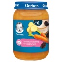 Gerber Bravčový kotlet slivková zelenina po 6 mesiacoch 190g