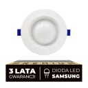 Zapustené stropné osvetlenie, 9W LED svietidlo