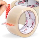Lepiaca páska baliaca 48/66y PAKOVA Colorless Strong Transparentný akryl