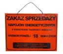 TABUĽOVÁ LAMINOVANÁ TABUĽA ZÁKAZ PREDAJA ENERGETICKÝCH FUNKCIÍ A4