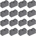 LEGO Brick Brick 1x2 tmavosivá DBG 6000311 98283 - 16 kusov