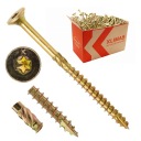 TESÁRSKE SKRUTY DO DREVA KMWHT 3x40 TORX KUŽELOVÁ HLAVA KLIMAS 500 KS