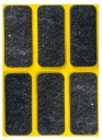 PODLOŽKY SAMOLEPIACE PLSTENÉ 25x60 PODLOŽKY ČIERNA 6 ks.