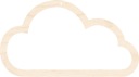 Cloud obruč 25x13 základňa pre makramé lapače snov