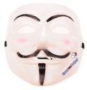 BIELA ​​ANONYMNÁ MASKA