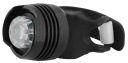 LED PREDNÁ BICYKLE LAMPA 1W S ČIERNYM PÁSKOM