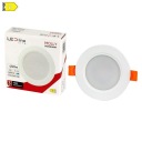 Okrúhly zapustený stropný panel 5W 230V teplá biela