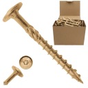 TESÁRSKE SKRUTKY NA DREVO 6x90 TORX TANIERE 100 ks WCT-06090 AZMET