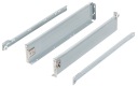 METALBOX stredná zásuvka V-86 mm L-450 mm sivá RAL9006 AMIX
