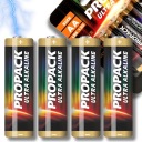 VÝKONNÉ AA ALKALICKÉ BATÉRIE 4 KS ALKALICKÝ PROPACK LR06 AA 1,5V + ZADARMO