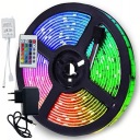 300 SMD LED PRUH VODODOLNÝ 5M RGB + SÚPRAVA DIAĽKOVÉHO OVLÁDANIA DARČEK VIAC FARBE