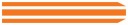 Nálepky na motorku STRIPES 30cm Orange #2