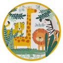 PAPIEROVÉ TANIERE JUNGLE ANIMALS 23CM 8 KS.