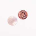 Perleťový gombík / konkávny / svetloružový / 20 mm / 607