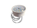 LED svietidlo 50mm 5W 230V ploché studená biela