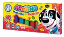 Okrúhla plastelína ASTRA - ASTRINO WOOF - DOGS - 10 farieb