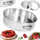 Plech na pečenie CAKE TILE, okrúhla forma, 26 cm, odnímateľné strieborné dno