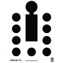 Strelecké terče Range Solutions T3 Bulinek 10 ks.