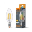 6W LED žiarovka, teplá sviečka E14