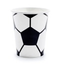 NARODENINOVÉ POHÁRKY FUTBAL 220ml 6 kusov