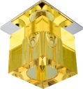 Žlté chrómové stropné svietidlo G4 SK-19 CANDELLUX