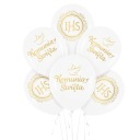 Communion Balloons COMMUNION IHS Communion balónové dekorácie 6 kusov