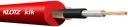 KLOTZ AC104 červený gitarový kábel