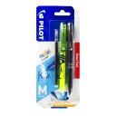 PILOT FRIXION Clicker 0,7 sada + zvýrazňovač + náplň