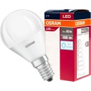 LED GUĽOVÁ žiarovka E14 8W = 60W 806lm 6500K OSRAM