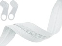 PÁSKA NA Zips 3mm ŠPIRÁLOVÝ Zips BIELY 10m + 20 zips