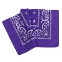 BANDANA BANDANA ŠATKA FIALOVÁ