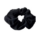 ANWEN Cotton Scrunchie, čierny pásik do vlasov