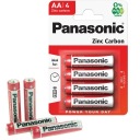 Batérie Panasonic Zinc Carbon Red LR6 4BL AA