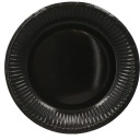 ČIERNE PAPIEROVÉ TANIERE 18CM, 6KS