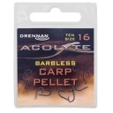 Háčiky Drennan Acolyte Carp Pellet bez protihrotu, veľkosť 14
