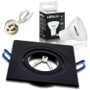 Pohyblivé halogénové svietidlo SPOT OCZKO + GU10 LED 5W SET