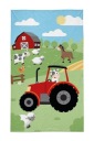 Uterák 30x50 do škôlky Tractor Farm, 100% bavlna
