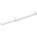 Zapustený nárazník s gumičkou, silný biely, K-PUSH TECH 37