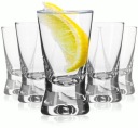 Poháre na vodku Krosno X-line 25ml, sada 6 ks