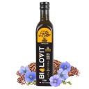 Ľanový olej lisovaný za studena, nerafinovaný, nefiltrovaný, 500 ml