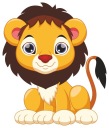 NÁLEPKA NA OKNO SKLENENÉ ZRKADLO ZVIERATÁ ZOO LION KRÁĽ
