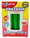 Plastelína školská ZELENÁ 15 tyčiniek 250g Inspiria 9868