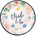 Papierové taniere Bride to be Bachelorette, 6 kusov