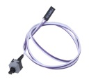 Power SW Switch Kábel Bager Riser Button 65cm