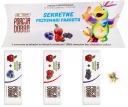 DOBRÝ SÚPRAVA PORCIÍ SNACK MIX LISTY JAHODA BLACKBERRY SLIVKA + TETOVANIE