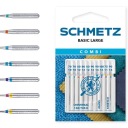 Schmetz poloploché ihlice 130/705H do strečových džínsov, univerzálne MIX 10 ks.