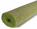 Krepový papier, olivovo zelený, 50x200 BestTotal